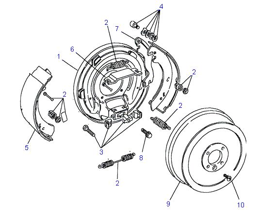 Land Rover Parts - HAND BRAKE (TRANSMISSION BRAKE) - DISCOVERY 1